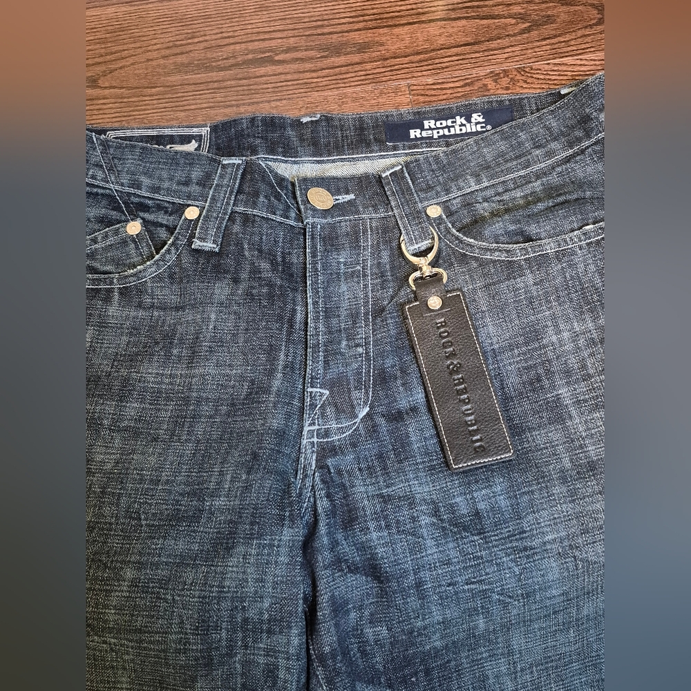 Rock & Republic Blue Denim Jeans - Picture 9 of 16